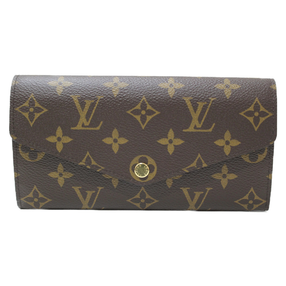 UnWith Louis VUITTON Portefeuille Sarah Monogram Red Long Wallet